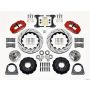 Wilwood 140-13225-DR Narrow Superlite 6R Front Hub Kit 14.00in Drill Red TCI-IFS 71-78 (Pinto Based)