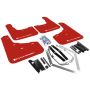 Rally Armor MF29-UR-RD/WH Red Mud Flap/White Logo