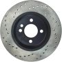 Stoptech 128.34067L Drilled Sport Brake Rotor
