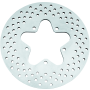 Bikers Choice 489849 86-99 FLT Stock Replacement Rear Brake Rotor Drilled Steel