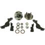 Ridetech 11529595 Front stock brake retention kit for 1963-1982 corvette. For use with TruTurn.