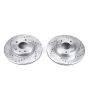 PowerStop EBR809XPR PowerStop Evolution Performance Drilled, Slotted & Plated Brake Rotor Pair