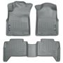 Husky Liners 05-13 Toyota Tacoma WeatherBeater Combo Grey Floor Liners