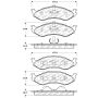 Stoptech 309.04770 Sport Brake Pads w/Shims and Hardware - Rear