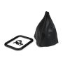 LOKAR LOKX70-BFMB Blk Billet Rectangular Floor Mount Shifter Boot