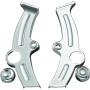 Kuryakyn 7851 Boomerang Frame Covers For 00-07 Softail Chrome