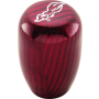 DragonFire Racing 522639 Shift Knob Short- Red Carbon Fiber