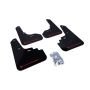 Rally Armor MF4-UR-BLK/RD Black Mud Flap/Red Logo