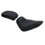 Mustang Motorcycle 76802 Mustang 84-06 Harley Standard Rear Tire Wide Tripper Solo Seat Diamond Stitch - Black