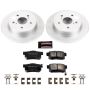 PowerStop CRK5889 Genuine Geomet Coated Rotor and Low-Dust Ceramic Brake Pad Kit