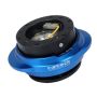NRG SRK-220BK/BL Quick Release Gen 2.2 - Black Body / Shiny Blue Oval Ring