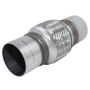 FORTLUFT 4401088 Exhaust Flex Connector with Extension Pipes 2.50''x4.00''x8.00'' Stainless Steel