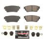 PowerStop Z23-2200 PowerStop - Z23 Daily Driver Carbon-Fiber Ceramic Brake Pads with Hardware Kit