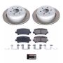 PowerStop SC7127 Semi-Coated Rotor and Low-Dust Ceramic Brake Pad Kit