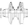 GSP 4103025 CV Axle Assembly