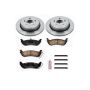 PowerStop KOE1368 OE Stock Replacement Low-Dust Ceramic Brake Pad and Rotor Kit