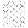 MAHLE 41097CP Engine Piston Ring Set