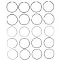 MAHLE 41097CP.020 Engine Piston Ring Set