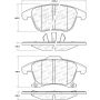 Stoptech 308.16530 Street Brake Pads - Front