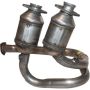 FORTLUFT 4401669 Front EPA (Federal) Direct-Fit Catalytic Converter for 00-03 Jeep Wrangler