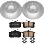 PowerStop CRK940 Genuine Geomet Coated Rotor and Carbon-Fiber Ceramic Brake Pad Kit
