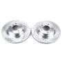 PowerStop EBR843XPR PowerStop Evolution Performance Drilled, Slotted & Plated Brake Rotor Pair