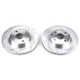 PowerStop JBR741XPR PowerStop Evolution Performance Drilled, Slotted & Plated Brake Rotor Pair
