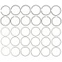 MAHLE 41474.030 Engine Piston Ring Set