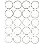 MAHLE 41564.020 Engine Piston Ring Set