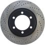 Stoptech 127.44127R Slotted & Drilled Sport Brake Rotor