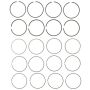 MAHLE 41591CP Engine Piston Ring Set