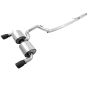 AWE Tuning 3020-33042 Ford Focus RS Touring Edition Cat-back Exhaust - Resonated - Diamond Black Tips