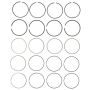 MAHLE 41688 Engine Piston Ring Set