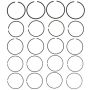 MAHLE 41691CP.040 Engine Piston Ring Set