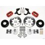 Wilwood 140-7676-R Forged Dynalite Front Kit 12.19in Red 55-57 Chevy