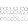MAHLE 41718.040 Engine Piston Ring Set