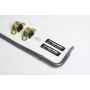Progress Tech 2014 Mazda 3 Rear Sway Bar (22mm - Adjustable)