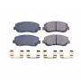 PowerStop 17-1623 PowerStop - Z17 Low-Dust Ceramic Brake Pads with Hardware