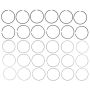MAHLE 41847CP.030 Engine Piston Ring Set