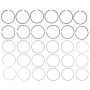 MAHLE 41847CP.040 Engine Piston Ring Set