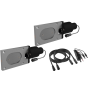 QTP QTEC66 Bolt-On QTEC Dual Low Profile Oval Electric Cutout Valves - Pair
