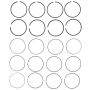 MAHLE 41869CP.020 Engine Piston Ring Set