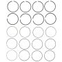 MAHLE 41869CP.060 Engine Piston Ring Set