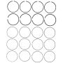 MAHLE 41878CP.020 Engine Piston Ring Set