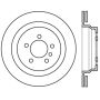 Stoptech 128.34036L 98-02 BMW Z3 Drilled Left Rear Rotor