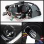 SPYDER 5071842 Projector Headlights - Light Tube - DRL - Black