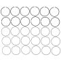 MAHLE 41907CP.030 Engine Piston Ring Set