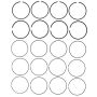 MAHLE 41925CP.040 Engine Piston Ring Set