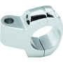 Bikers Choice 492958 Chrome Custom Mirror Clamp For 1 Inch Bar Universal
