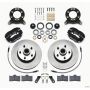 Wilwood 140-13477 Forged Dynalite-M Front Kit 11.30in 1 PC Rotor&Hub 1970-1973 Mustang Disc & Drum Spindle